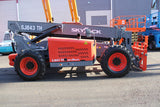 2022 SKYJACK SJ843TH 8000 LB DIESEL TELESCOPIC FORKLIFT TELEHANDLER PNEUMATIC 4WD 747 HOURS STOCK # BF964785-NLE