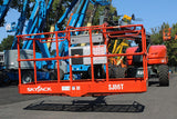 2019 SKYJACK SJ86T STRAIGHT BOOM LIFT AERIAL LIFT WITH JIB ARM 86' REACH DIESEL 1504 HOURS STOCK # BF9897769-NLE