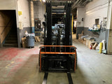 2021 TOYOTA 8FGU25 5000 LB LP GAS FORKLIFT PNEUMATIC 85/187" 3 STAGE MAST SIDE SHIFTER 5141 HOURS STOCK # BF9174529-BSOH