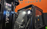 2026 VIPER RTD35F-4 8000 LB DIESEL FORKLIFT PNEUMATIC 95/185" 3 STAGE MAST SIDE SHIFTER HEATED CAB STOCK # BF9509529-ILE - United Lift LLC