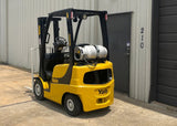 2015 YALE GLP040SVX 4000 LB LP GAS FORKLIFT PNEUMATIC 84/126" 2 STAGE MAST 8061 HOURS STOCK # BF991179-ARB