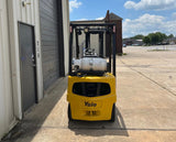 2015 YALE GLP040SVX 4000 LB LP GAS FORKLIFT PNEUMATIC 84/126" 2 STAGE MAST 8061 HOURS STOCK # BF991179-ARB