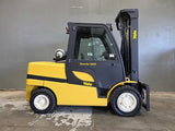 2023 YALE GLP120VX 12000 LB LP GAS FORKLIFT PNEUMATIC 109/221" 3 STAGE FULL FREE LIFT MAST SIDE SHIFTING FORK POSITIONER ENCLOSED CAB 1214 HOURS STOCK # BF9325799-ILE