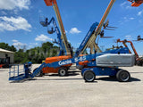 2013 GENIE S65 TELESCOPIC STRAIGHT BOOM LIFT AERIAL LIFT WITH JIB ARM 65' REACH DIESEL 4WD 4612 HOURS STOCK # BF9252789-RIL - United Lift Used & New Forklift Telehandler Scissor Lift Boomlift
