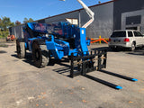 2015 GENIE GTH1056 10000 LB DIESEL TELESCOPIC FORKLIFT TELEHANDLER PNEUMATIC 4WD OUTRIGGERS OPEN CAB 3245 HOURS STOCK # BF9874549-NLEQ - United Lift Equipment LLC
