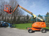 2013 JLG 460SJ TELESCOPIC STRAIGHT BOOM LIFT AERIAL LIFT WITH JIB ARM 46' REACH DIESEL 4WD 3031 HOURS STOCK # BF9535439-HLNY - United Lift Used & New Forklift Telehandler Scissor Lift Boomlift