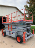 2012 SKYJACK SJ9250 SCISSOR LIFT 50' REACH DUAL FUEL PNEUMATIC TIRES 2272 HOURS STOCK # BF9247549-RIL - United Lift Used & New Forklift Telehandler Scissor Lift Boomlift