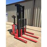 2004 RAYMOND RSS40 4000 LB ELECTRIC FORKLIFT WALKIE STACKER CUSHION SIDE SHIFTER 15837 HOURS STOCK # 4908-780187-ARB - United Lift Used & New Forklift Telehandler Scissor Lift Boomlift