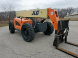 2012 JLG G9-43A 9000 LB DIESEL TELESCOPIC FORKLIFT TELEHANDLER PNEUMATIC 4WD 2587 HOURS STOCK # BF9975899-RIL - United Lift Used & New Forklift Telehandler Scissor Lift Boomlift
