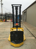 2009 YALE MSW040SFN24TV087 4000 LB ELECTRIC FORKLIFT WALKIE STACKER CUSHION 87/130" 2 STAGE MAST SIDE SHIFTER 3432 HOURS STOCK # BF964309-ARB - United Lift Used & New Forklift Telehandler Scissor Lift Boomlift
