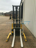 2005 YALE MSW040SEN24TV087 4000 LB ELECTRIC FORKLIFT WALKIE STACKER CUSHION 87/130 2 STAGE MAST SIDE SHIFTER 2852 HOURS STOCK # 5228-117915-ARB - United Lift Used & New Forklift Telehandler Scissor Lift Boomlift