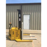 2004 YALE MSW040SEN24TV087 4000 LB ELECTRIC FORKLIFT WALKIE STACKER CUSHION 87/130 2 STAGE MAST 507 HOURS STOCK # BF956019-ARB - United Lift Used & New Forklift Telehandler Scissor Lift Boomlift
