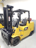 2015 CAT GC55K 12000 LB LP GAS FORKLIFT CUSHION 91/132" 2 STAGE MAST FORK SIDE SHIFTING POSITIONER 6850 HOURS STOCK # BF9321179-NXOH - United Lift Equipment LLC