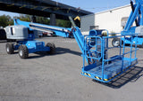 2016 GENIE S45 TELESCOPIC STRAIGHT BOOM LIFT AERIAL LIFT WITH JIB 45' REACH DIESEL 4WD 1320 HOURS STOCK # BF9395149-PAB - United Lift Used & New Forklift Telehandler Scissor Lift Boomlift