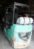 2006 MITSUBISHI FGC25N 5000 LB LP GAS FORKLIFT CUSHION 83/188 3 STAGE MAST SIDE SHIFTER 8704 HOURS STOCK # BF968549-UGA - United Lift Used & New Forklift Telehandler Scissor Lift Boomlift