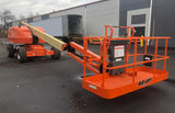 2013 JLG 460SJ TELESCOPIC STRAIGHT BOOM LIFT AERIAL LIFT WITH JIB ARM 46' REACH DIESEL 4WD 2887 HOURS STOCK # BF9398759-NLEQ - United Lift Equipment LLC