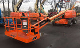 2013 JLG 460SJ TELESCOPIC STRAIGHT BOOM LIFT AERIAL LIFT WITH JIB ARM 46' REACH DIESEL 4WD 2887 HOURS STOCK # BF9398759-NLEQ - United Lift Equipment LLC