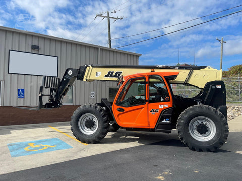 2022 JLG 943 9000 LB DIESEL TELESCOPIC FORKLIFT TELEHANDLER PNEUMATIC 4WD ENCLOSED HEATED CAB WITH AC BRAND NEW STOCK # BF91661389-HLOH - United Lift Equipment LLC