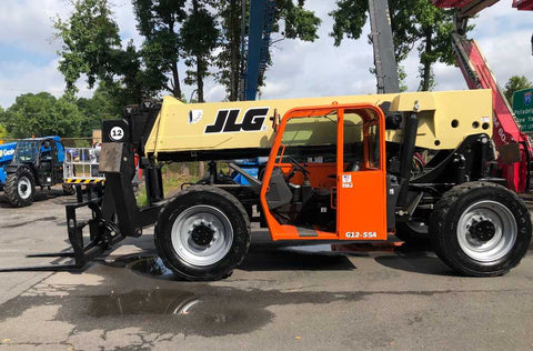 2015 JLG G12-55A 12000 LB DIESEL TELESCOPIC FORKLIFT TELEHANDLER PNEUMATIC 4WD OPEN CAB OUTRIGGERS 2230 HOURS STOCK # BF91149729-NLEQ - United Lift Equipment LLC