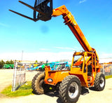 2001 LULL 844C-42 8000 LB DIESEL TELESCOPIC FORKLIFT TELEHANDLER PNEUMATIC 4WD 4132 HOURS STOCK # BF9421179-BUF - United Lift Equipment LLC