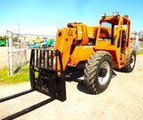 2001 LULL 844C-42 8000 LB DIESEL TELESCOPIC FORKLIFT TELEHANDLER PNEUMATIC 4WD 4132 HOURS STOCK # BF9421179-BUF - United Lift Equipment LLC