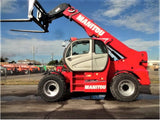 2017 MANITOU MHT10130 26000 LB DIESEL PNEUMATIC TELEHANDLER CAB WITH HEAT AND AC 33' REACH OUTRIGGERS 3130 HOURS STOCK # BF91851179-JBVA - United Lift Equipment LLC