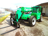 2013 SKYTRAK 6042 6000 LB DIESEL TELESCOPIC FORKLIFT TELEHANDLER PNEUMATIC AUXILIARY HYDRAULICS 4WD ENCLOSED CAB 4531 HOURS STOCK # BF9521179-BUF - United Lift Equipment LLC