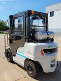 2022 NISSAN/UNICARRIER MP1F2A25LV 5000 LB LP GAS FORKLIFT SOLID PNEUMATIC TIRE 84/187" 3 STAGE MAST SIDE SHIFTER ENCLOSED CAB BRAND NEW STOCK # BF9429129-RIL - United Lift Equipment LLC