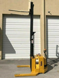 2006 YALE MSW040SFN24TV087 4000 LB ELECTRIC FORKLIFT WALKIE STACKER CUSHION 87/130 2 STAGE MAST 3000 HOURS STOCK # BF936189-FL - United Lift Used & New Forklift Telehandler Scissor Lift Boomlift